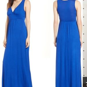 Loveappella Maxi Dress Size Blue Size Medium excellent condition